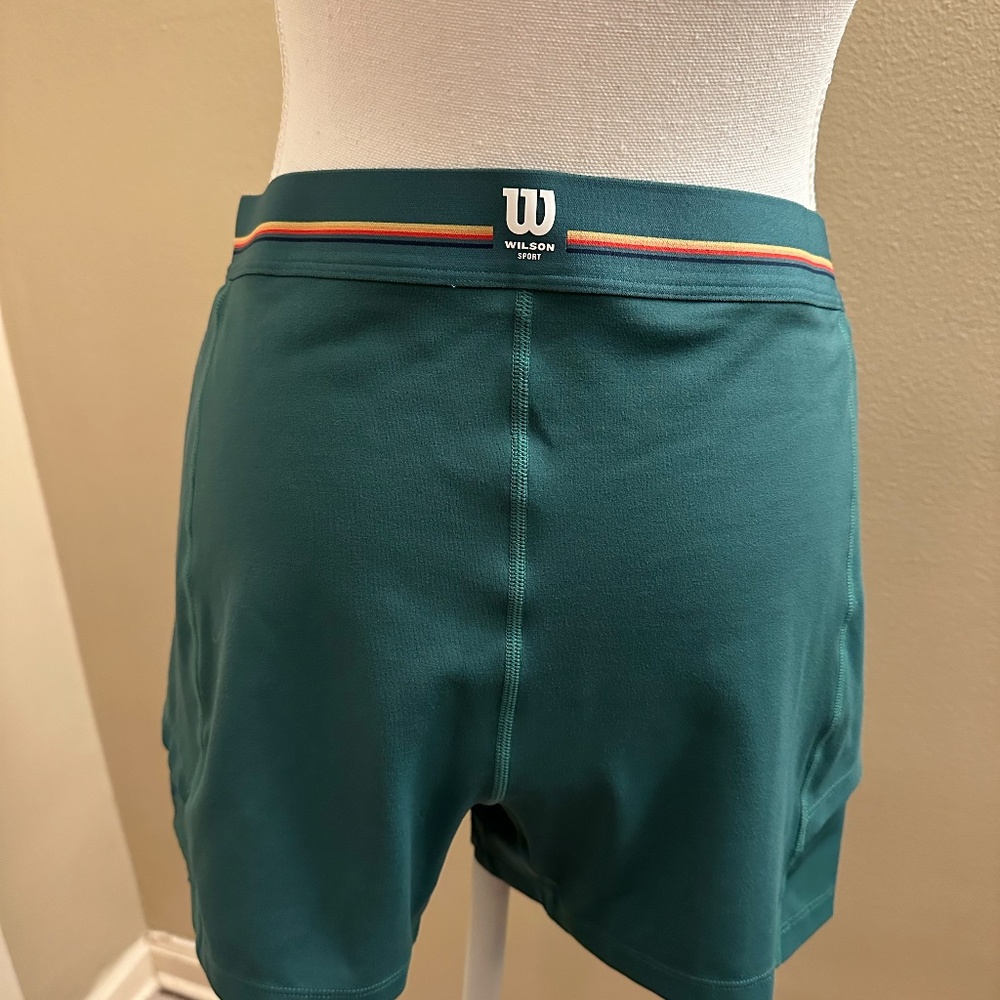 Wilson Winning Tennis Dress & Matching liner shorts - Field Green Size 8/10 - Picture 6 of 7